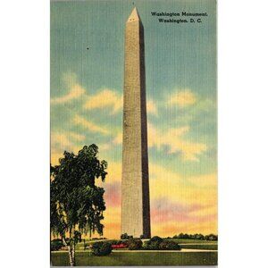 Post Cards,Vintage,Washington Monument, Washington, DC, May 30, 1941,